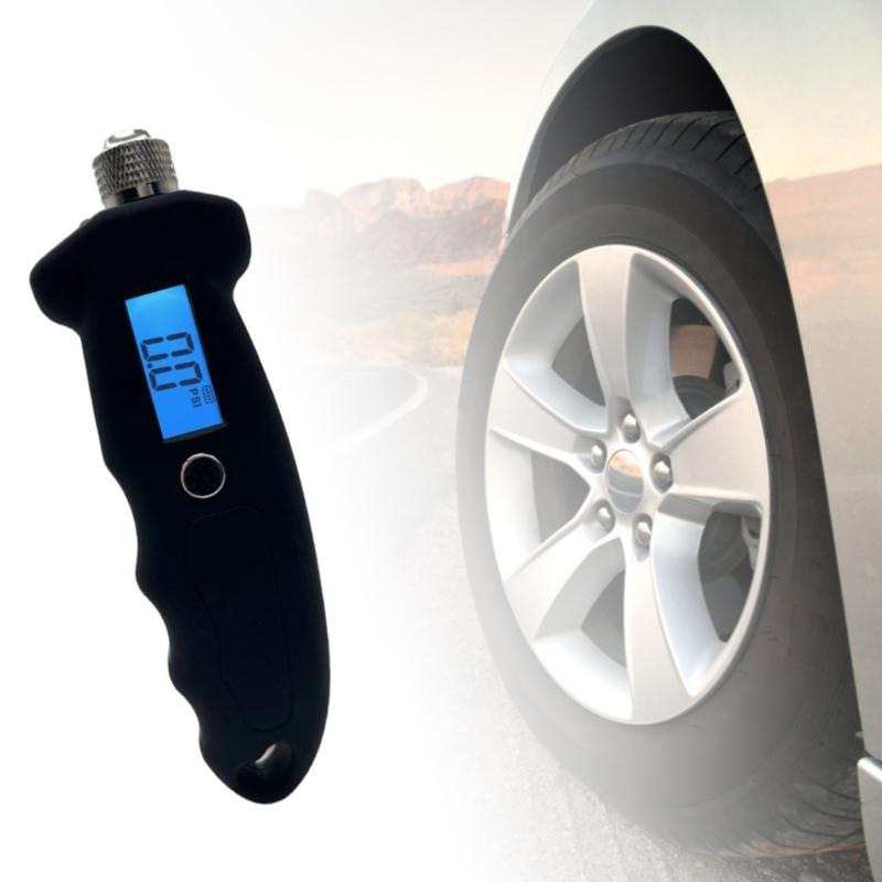 Digital Tire Pressure Gauge 250PSI Tire Pressure CheckerMonitor Universal for Car Truck Bike Tire with Backlit Portable