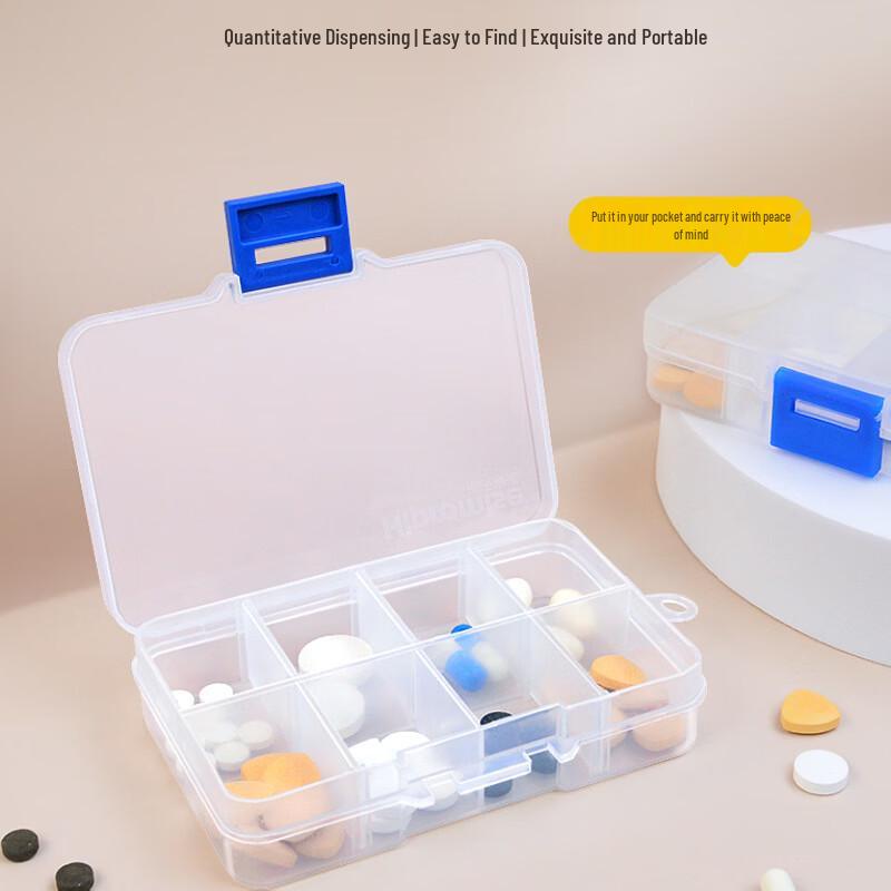 Haishi Hainuo Portable 7-Day Pill Organizer, 3-Pack