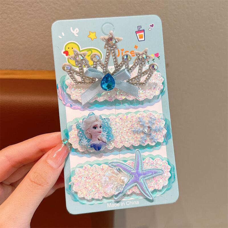 Cartoon Bangs Sticker Children'S Broken Hair Artifact Baby Does Not Hurt Hair Velcro Hairpin Girl Back Head Finishing Hair Accessories