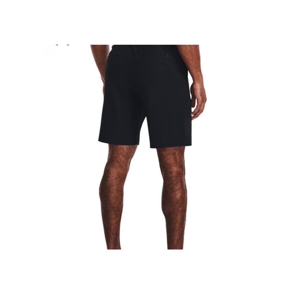 Under Armour Solid Color Zipper Golf Sports Shorts Men shorts Black 1377302-001