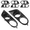 Bumper Foglight Guard Front Bumper Foglight Cover Dual Holes Car Accessory Fit for E46 M3 2001‑2006 Front Foglight Cover