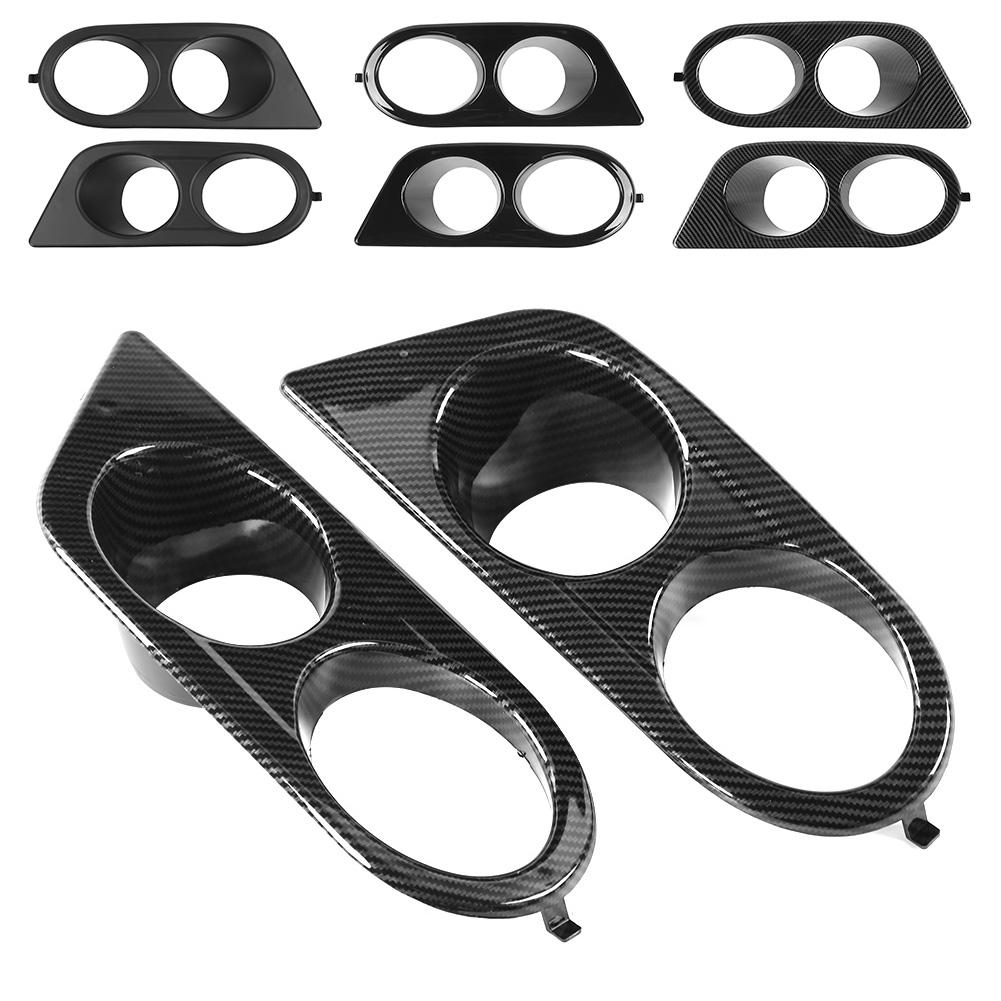 Bumper Foglight Guard Front Bumper Foglight Cover Dual Holes Car Accessory Fit for E46 M3 2001‑2006 Front Foglight Cover