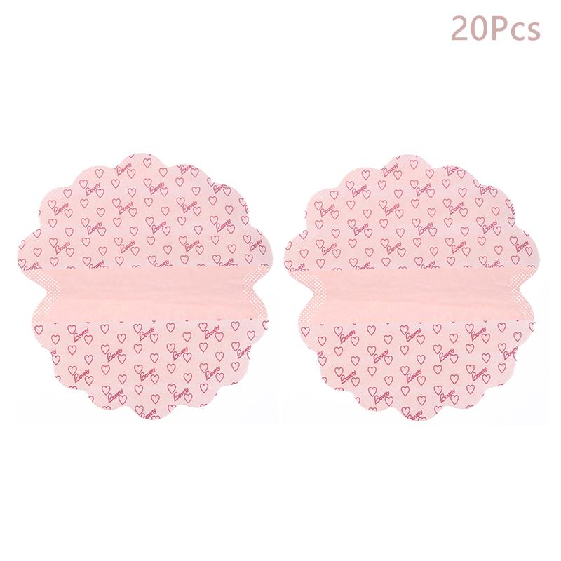 

2/20/40Pcs Disposable Underarm Armpit Sweat Pads Sweat-Absorbing Patch Summer Deodorants Invisible Non-Woven Pads рожевий