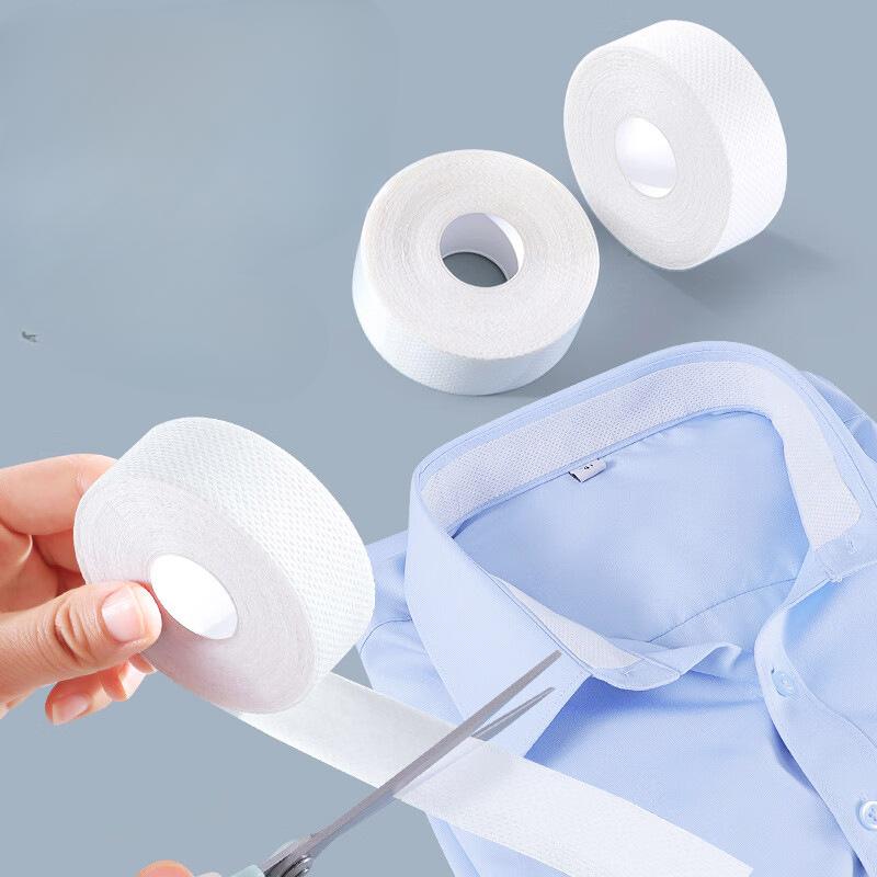 1/5pcs Collar StickersInvisible Stickers At The Neckline Disposable Anti-dirt Stickers,Anti-sweat-absorbing Stickers That Can Be Cut To Any Size