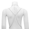 Metal Spider Web Body Chain Jewelry Spider Web Thigh Chain Halloween Breast Chain  Party Decoration