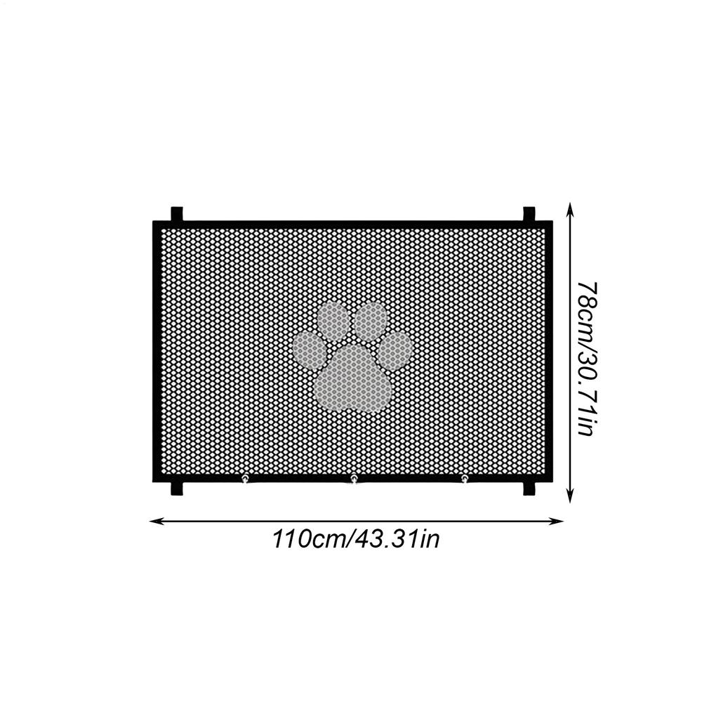 Dogs Screen Mesh Gate for Doorways Stairways Pet Gate for The House Providing a Safe Enclosure for Pets to Play and Rest