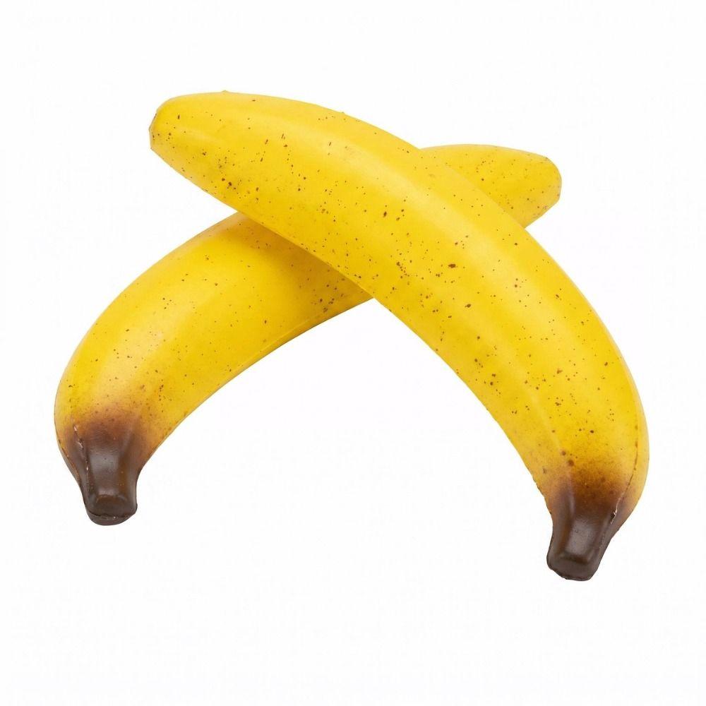 Soft Banana Squeeze Toy Realistic Fruit Shapes Decompression Pinch Toy Birthday Gift