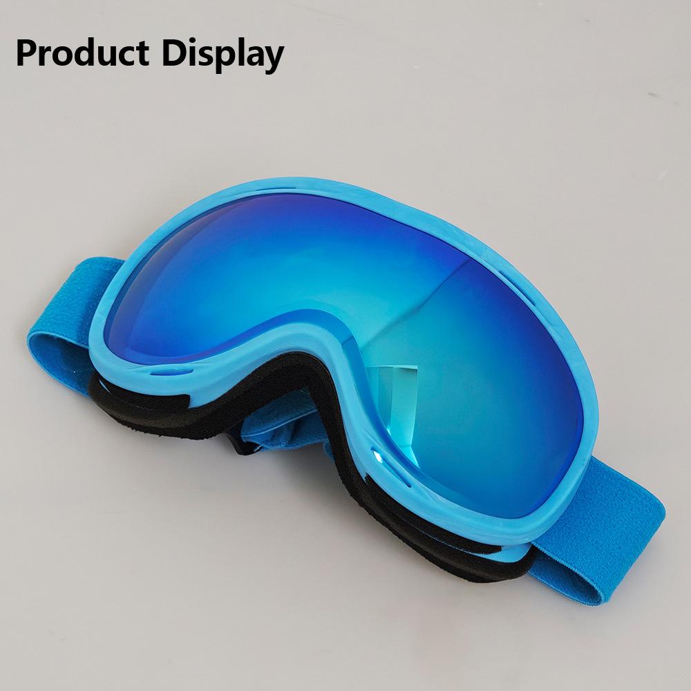 Best-selling Adult Ski Spherical Sunglasses, Outdoor Mountaineering Goggles, Anti-fog and Windproof Double-layer Ski Goggles