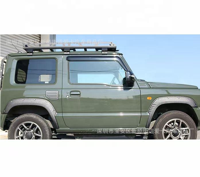 Black Leather Texture Wheel Arch for Suzuki Jimny JB64W (2019-2024)