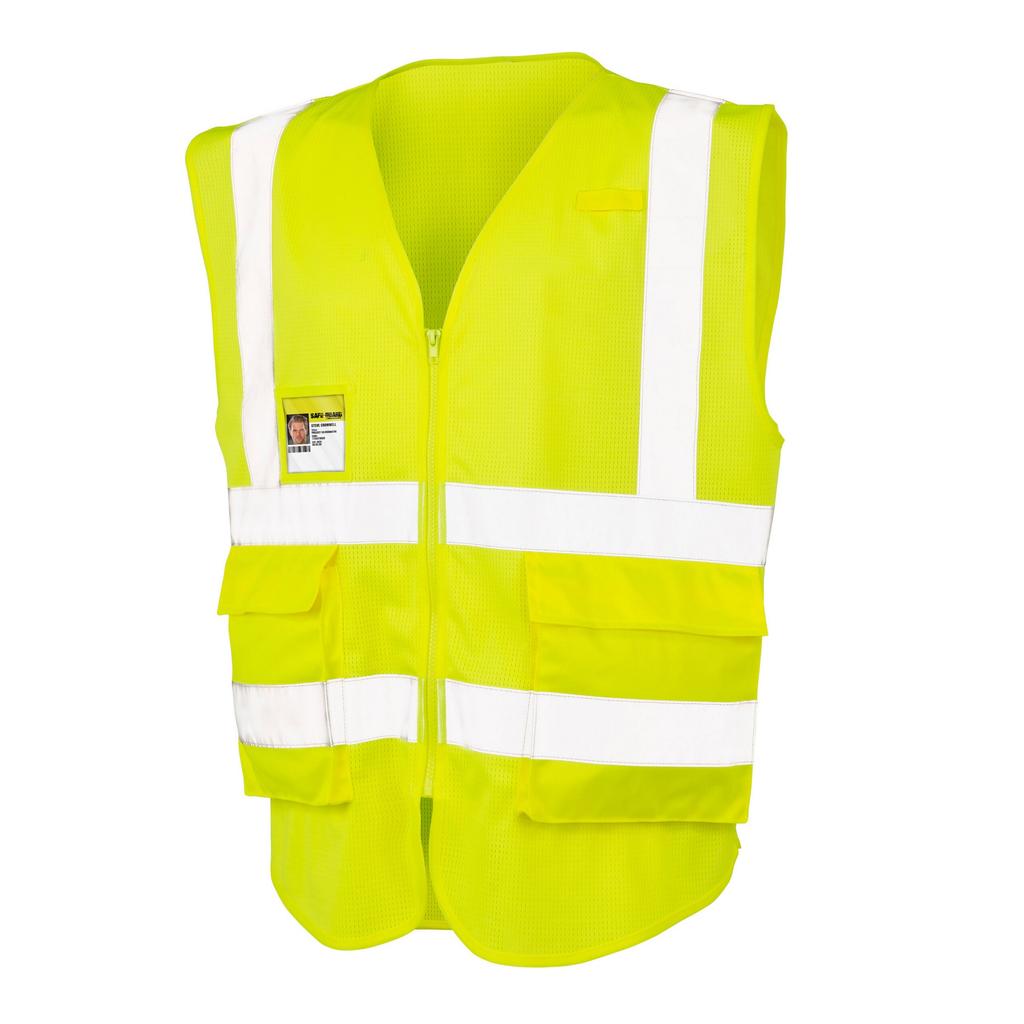 Result Safe-Guard Unisex Adult Executive Cool Mesh Safety Hi-Vis Vest