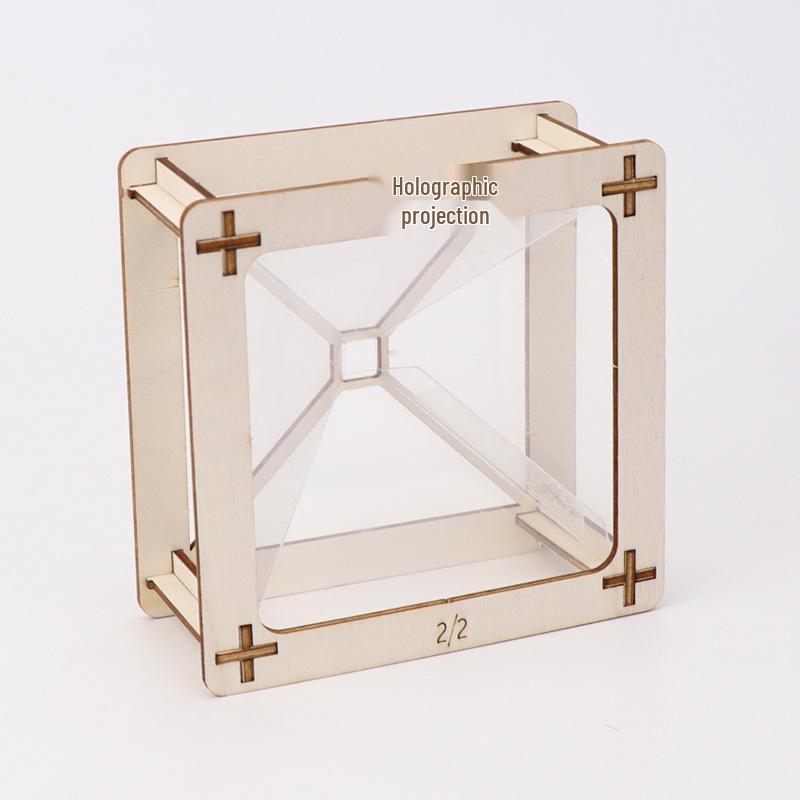 Holographic Projection DIY Kit for 3D Virtual Reality - Educational Toy for Students and Children
