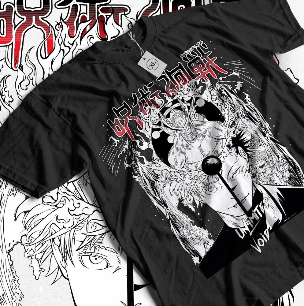 Jujutsu Kaisen Tshirt Yuji Megumi Nobara Gojo Anime Gift TShirt S