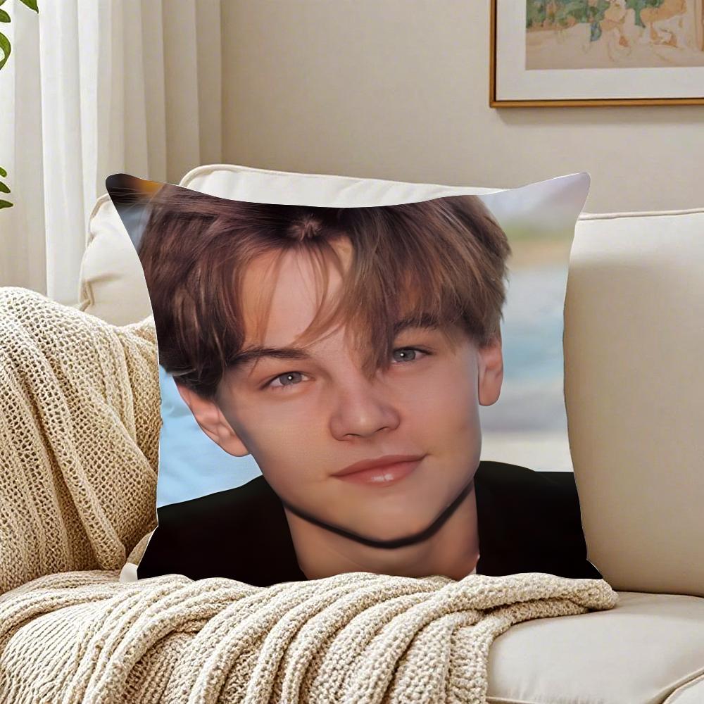 Fashion LLeonardo DiCaprio Cushion Cover Pillowcase Antidustmite living Room Sofa Decor Cushion Room