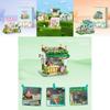 Cafe Street Scene Building Blocks For Girls Plastic Abs Material
