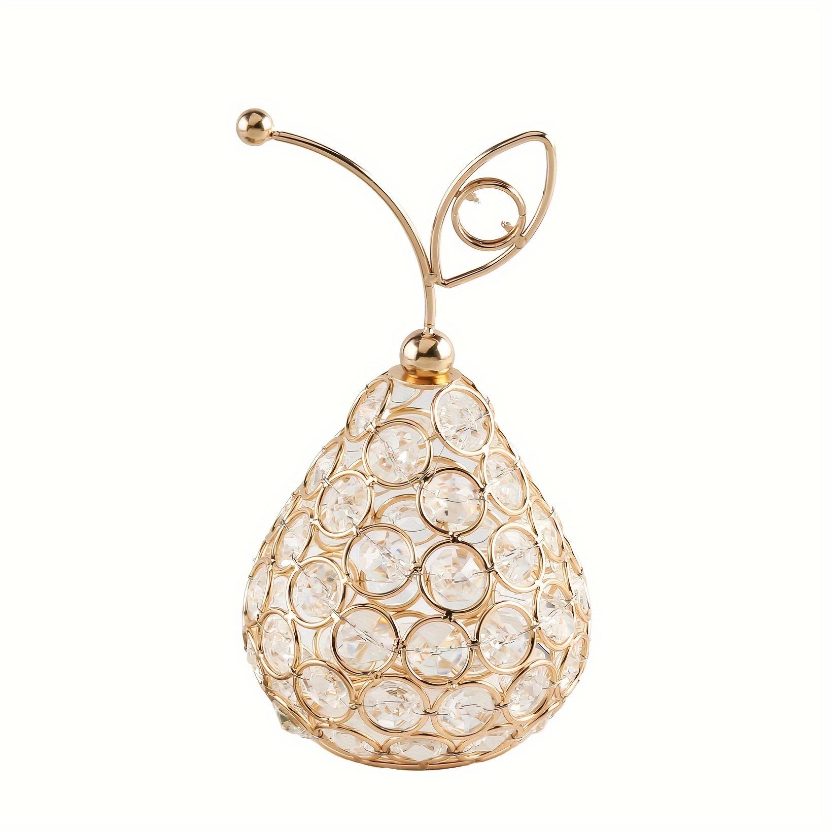 

Украшения из хрустальных фруктов Роскошные хрустальные разноцветные фрукты Изделия ручной работы Цветные фигурки из фруктов Домашний декор Креативный подарок