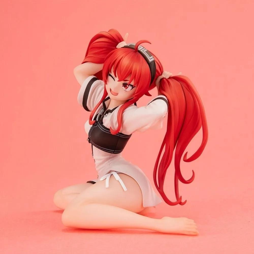 Heiß 9cm Mushoku Tensei II Arbeitslose Wiedergeburt Eris Greyrat Roxy Migurdia Kniende Pose Anime Figur Schreibtisch Dekor Sammlerstück Geschenk