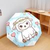 1 PC Automatic Folding Umbrella - Cartoon Animals Pattern, Portable & Foldable Design with 8 Ribs, Christmas Birthday Gifts