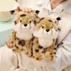 Cute Simulation Lynx Doll Plush Toy Zoo Lynx Doll Boys Accompany Soothing Doll