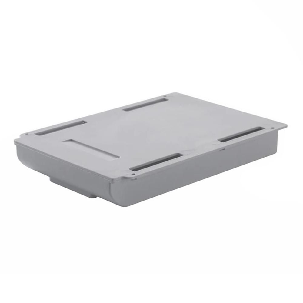

Under Desk Drawer Organizer Hidden Self-Adhesive Space Saving ABS Storage Box Size L B