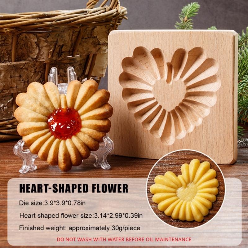Premium Beechwood Cookie Molds For Healthy Baking With Smooth Finishes And Easy Releases Perfect For Family Kitchen