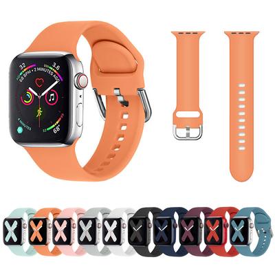 1Pc Silicone Band Compatible with IWatch Series Ultra/10/9/8/7/6/SE/5/4/3/2/1,Breathable Sport Wristband Smartwatch Accessories