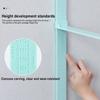 Spliced Height Ruler Children 3D Growth Chart 3D Removable And Reusable Kids Height Measurement For Living Rooms Bedrooms
