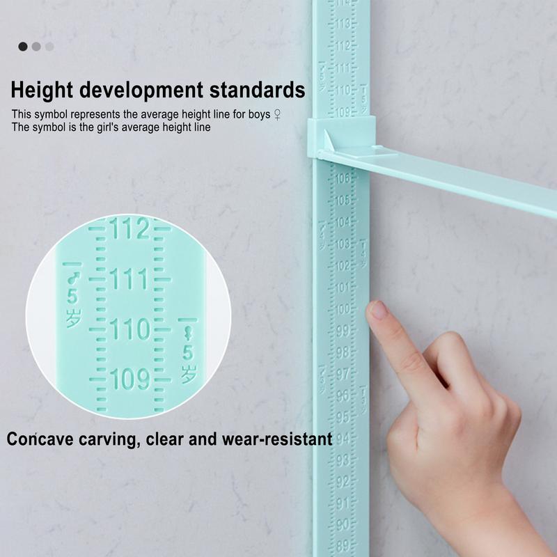 Spliced Height Ruler Children 3D Growth Chart 3D Removable And Reusable Kids Height Measurement For Living Rooms Bedrooms