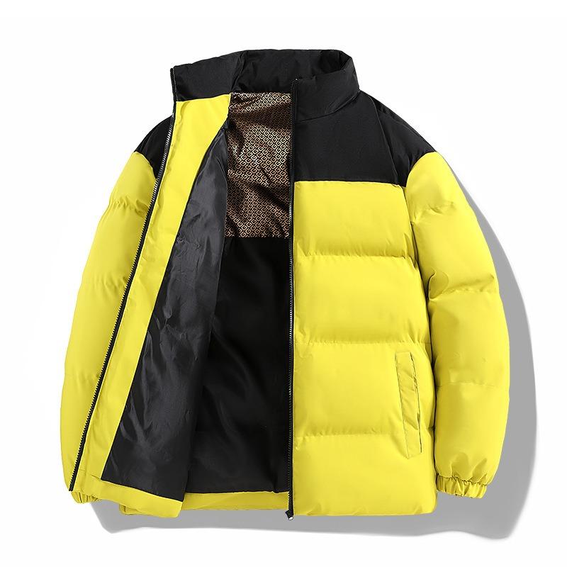 Outdoor down cotton-padded clothes for men and women green winter graphene cotton-padded clothes warm bread clothes jacket cotton-padded jacket tide