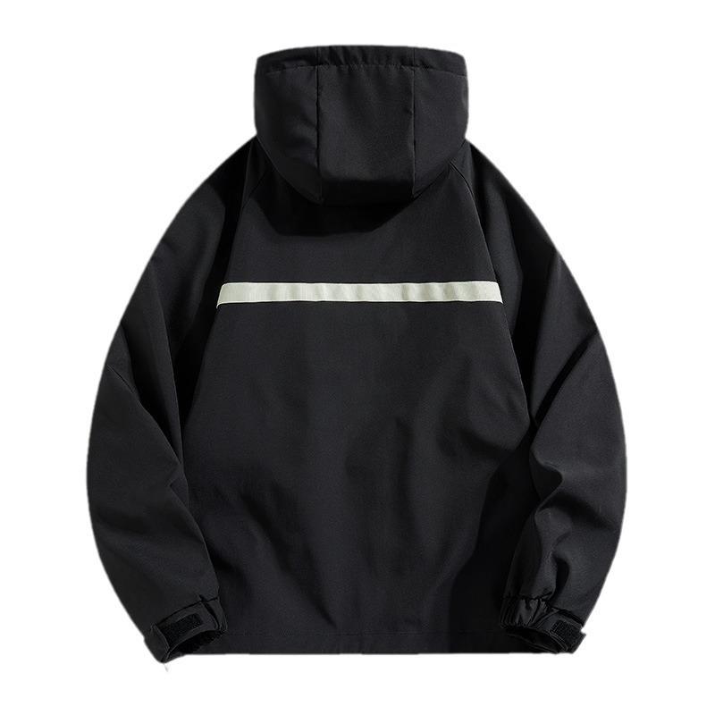 Spring New Jacket Hooded Jacket Men's Splash-proof Jacket Outdoor Leisure