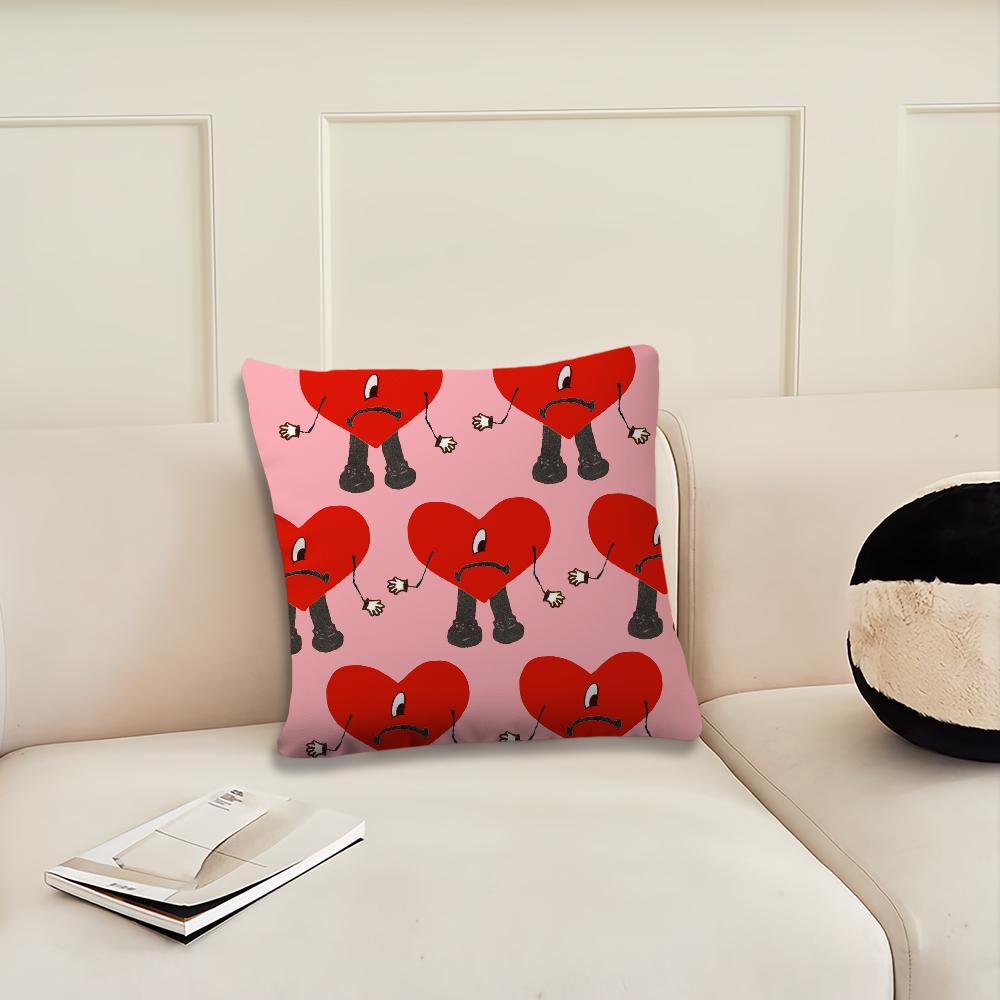 Rapper B-Bad Music B-Bunny cushion cover Pillow Cover Decoration Room Home Sofa living Office Car Nordic Simplicity