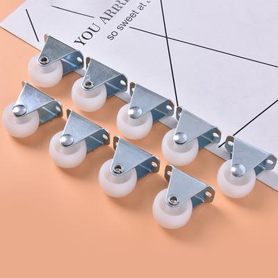 Ruote Universali 1" Ruota per Mobili Ruotina Bianca PP Nylon Ruota Direzionale