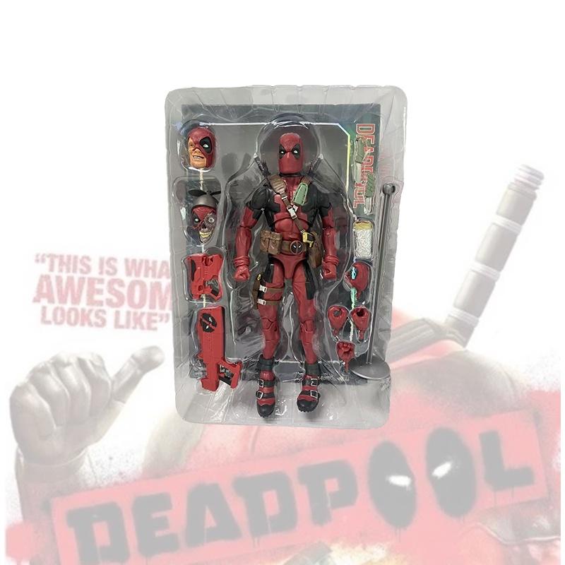 Ultimate Deadpool 8-inch Action Figure Pvc Material Terrifying And Cool Design