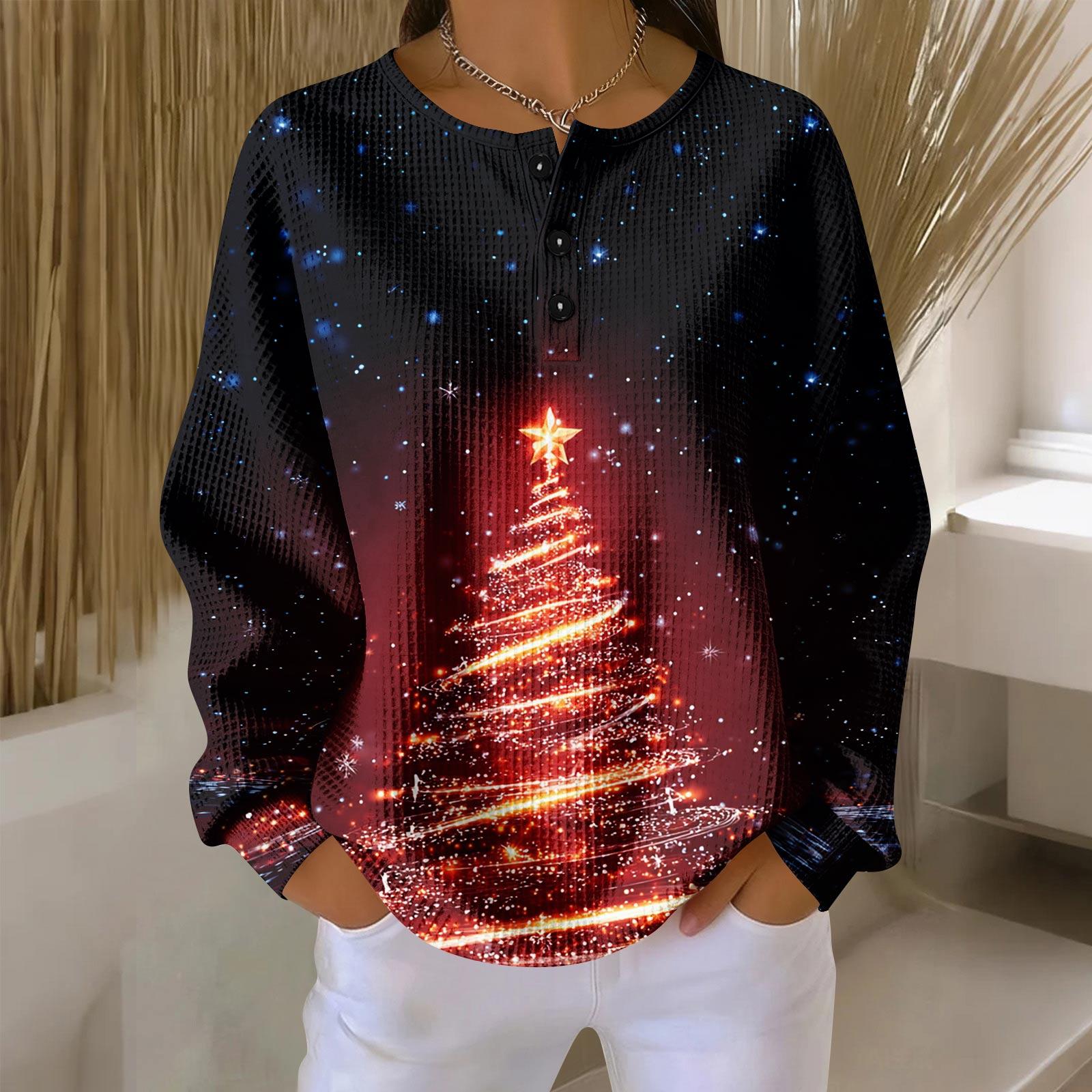 

Женские повседневные рубашки с длинным рукавом, топы на пуговицах с V-образным вырезом, свободный трикотаж, осенние фавориты для женщин XL арбуз красный