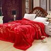 Double-Layer Raschel Blanket: Thick, Warm Crystal Velvet Cover for Autumn and Winter