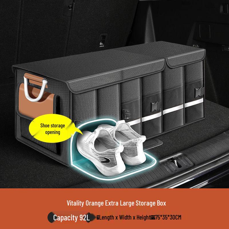 Foldable Car Trunk Organizer: Practical & Decorative Storage Box