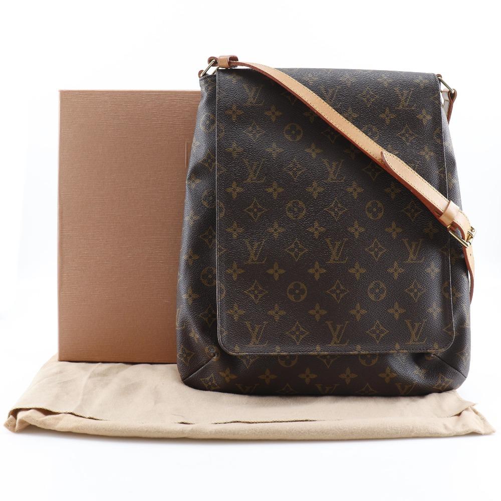 LOUIS VUITTON Muset Shoulder Bag M51256 Brown Monogram canvas Women Used