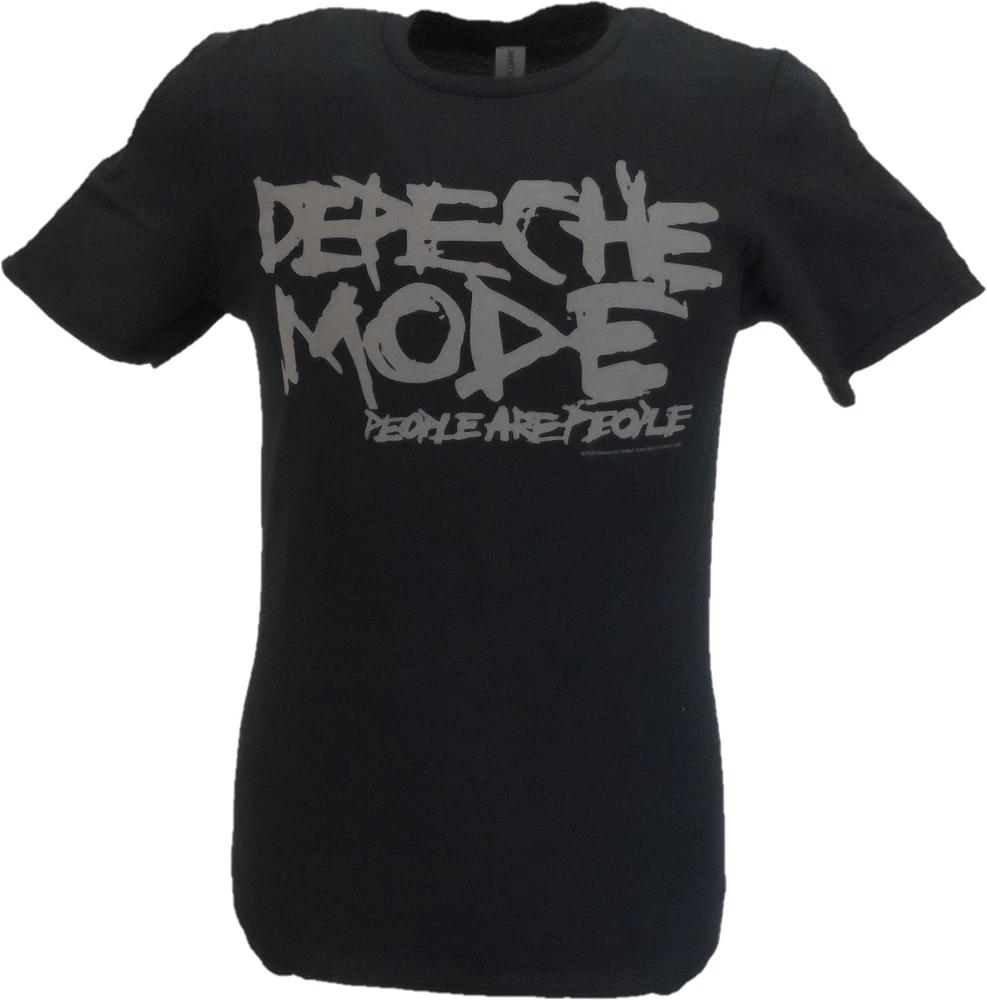 Unisexs Black Official Depeche Mode People Are People T Shirt S