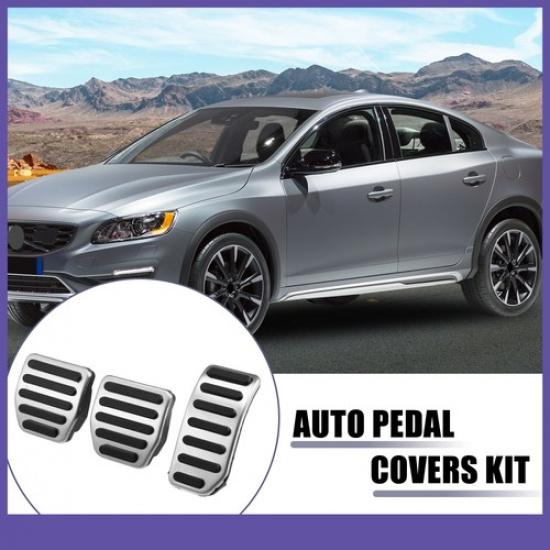 Manual Transmission Clutch Pedal Cover Brake Pedal Pad THREE  for Volvo