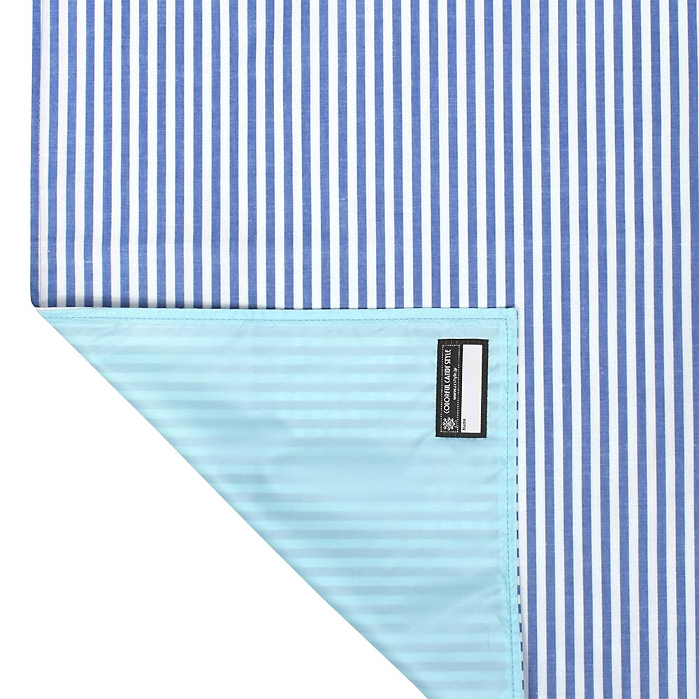 COLORFUL CANDY STYLE Leisure Sheet for 1 for Field Sports Basic N4807400 Boys, Children, Person, Compact, Trips, Days, Stripes, Blue,