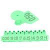 Pig Ear Tag Signs Marking Labels with Numbers for Farm Animal Identification