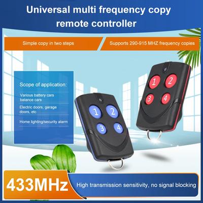 Copiere Telecomandă Duplicator Clonare Automată Telecomandă Multifrecvență 433/868MHz pentru Deschizător Automat Poartă Garaj Electrică