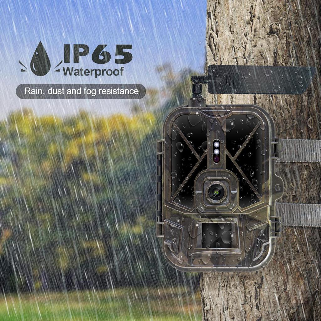 4G Outdoor Tracking Camera HC-940Pro-Li: True 4K, Remote Mobile Control, FTP/Email Support