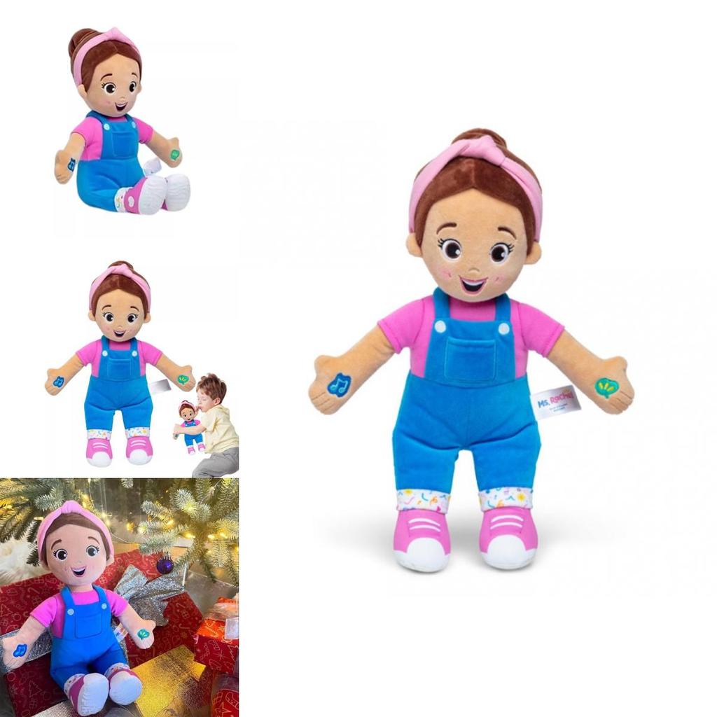 Adorable Ms Rachel Plush Doll Soft Cotton Stuffed Toy For Kids With Comforting Features