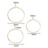 Wine Gift Champagne Decor for Party,Bar Wine Rings Earring Hoop Material Glass Tags Glass Charm