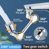 Aérateur Robuste pour Lave-Mains, Nouveau Modèle à Bras Robotique à 1080 Degrés avec Bec d'Extension Universel, Robinet Anti-éclaboussures