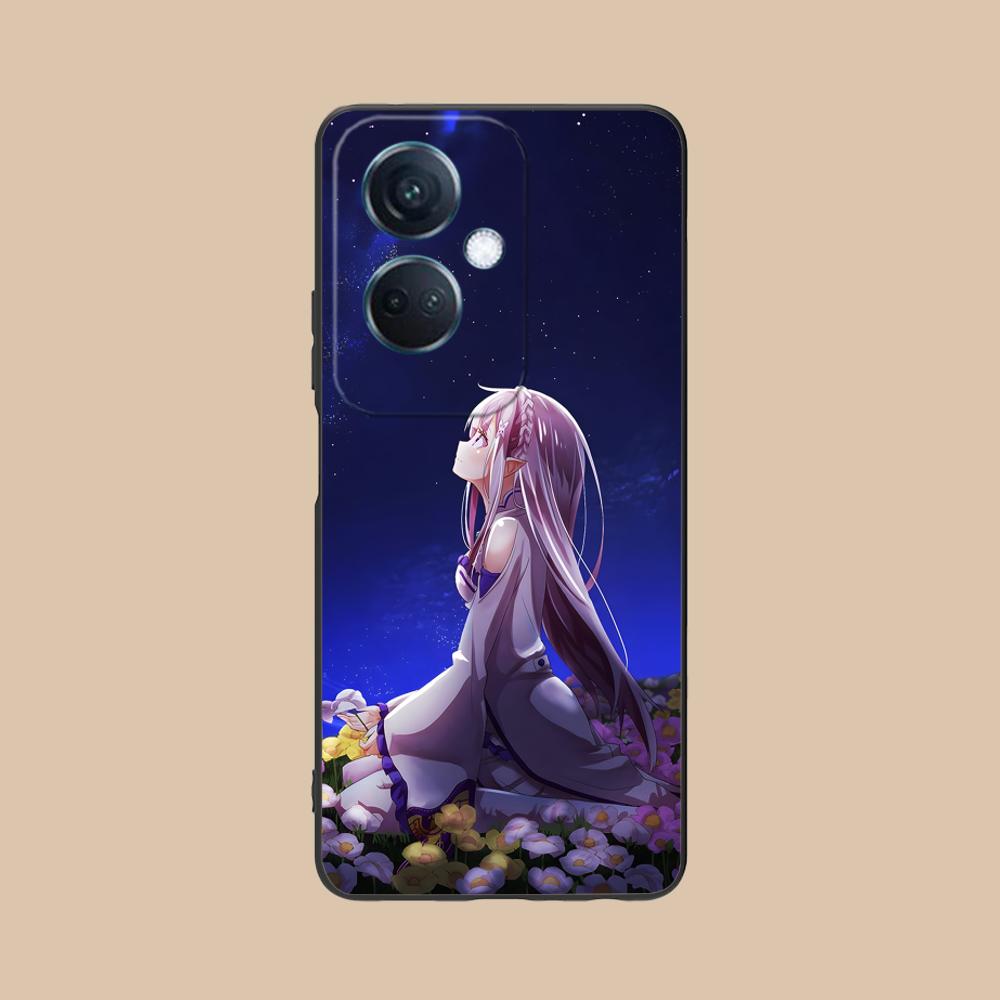 ReZero Emilia Waifu Matte TPU Mobile Phone Case for OPPO Find X9 X8 X7 X6 X5 X3 X2 Plus s Pro Ultra Lite Colorful Printing Cover