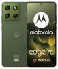 Etui Typu Portfel Do Motorola Edge 70 - Pomarańczowy  Pokrowiec Canvas + Szkło
