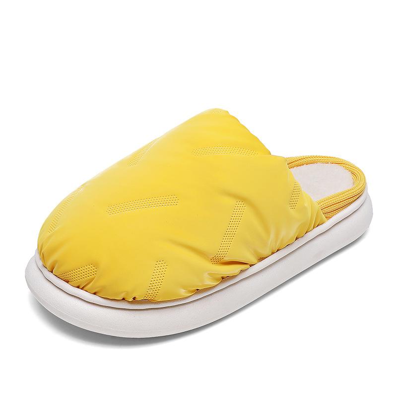 Slippers Women Winter 2024 Indoor Outdoor Wear Soft Thick Sole Non-slip Warm Cute Fashion Men Couples Plush Platform Home Shoes