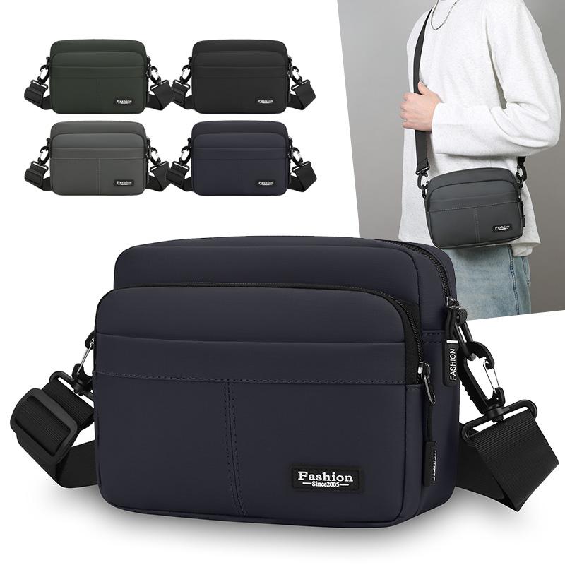 Men's Multi-Use Shoulder Bag Oxford Outdoor Travel Crossbody Bag