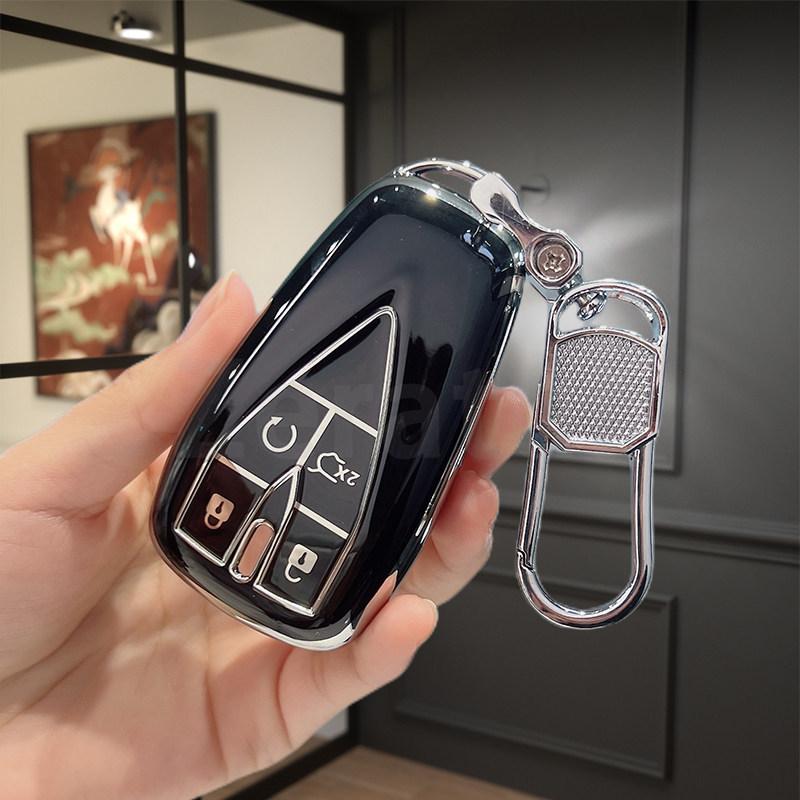For Changan Eado Uni-T Uni K Oushang X5 X7 Ev Oshan Z6 Cs35 Plus Cs55 Cs75 Auto Accessories Soft Tpu Car Key Case Caps Holder